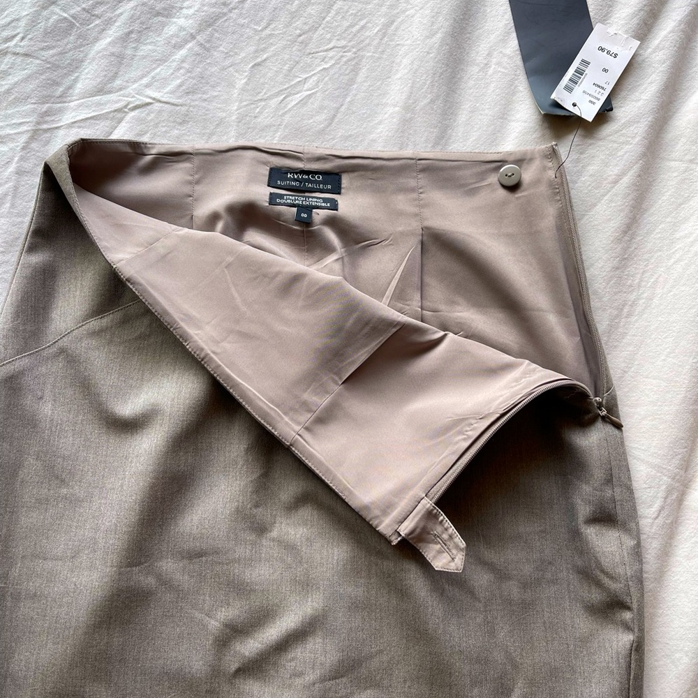 RW&CO. Taupe Pencil Skirt